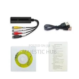 USB 2.0 Video Capture Card RCA to USB – Audio Video Converter Adapter