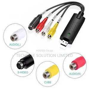 USB 2.0 Video Capture Card RCA to USB – Audio Video Converter Adapter