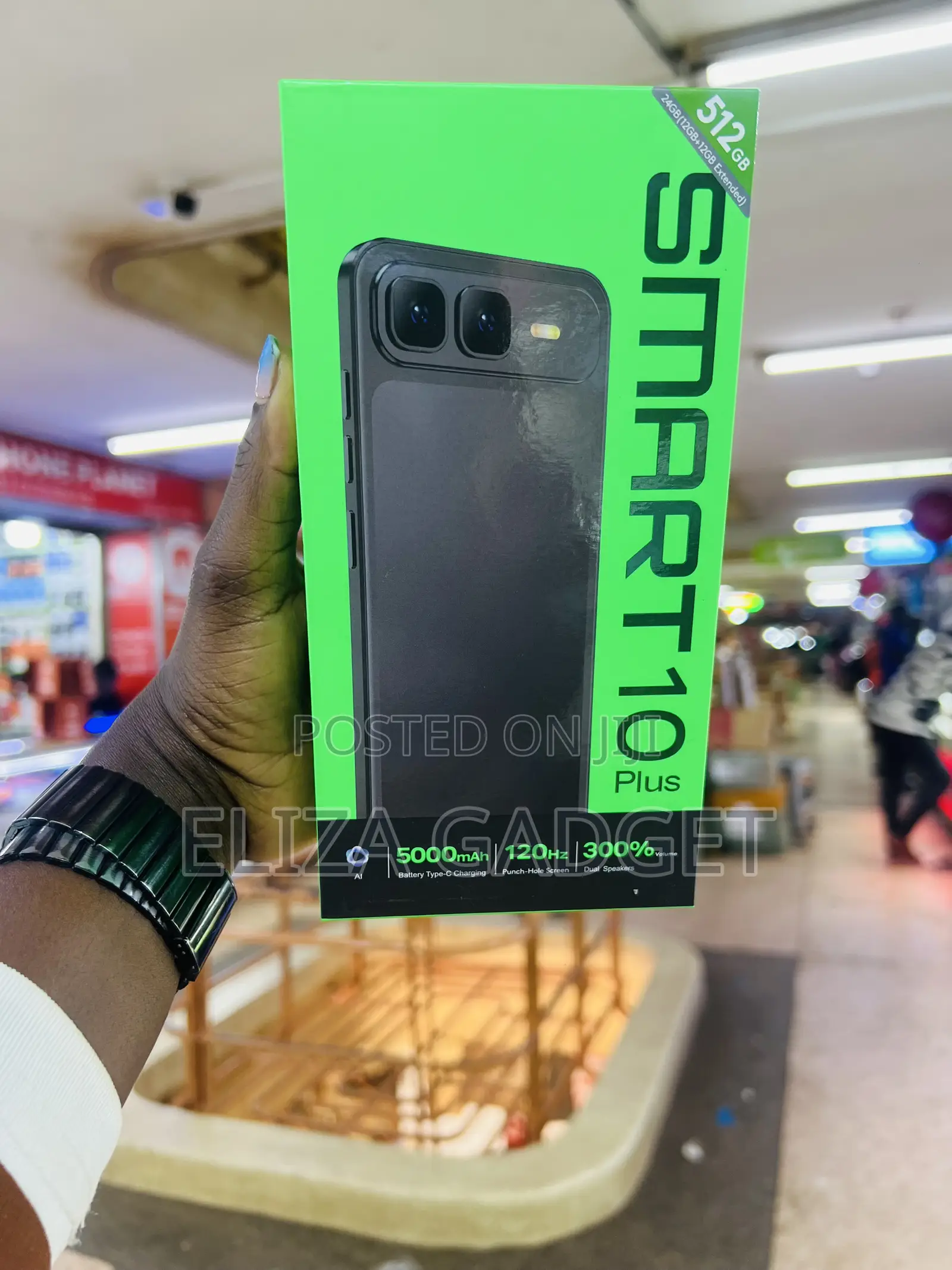 New Infinix Smart 10 Plus 128 GB Black