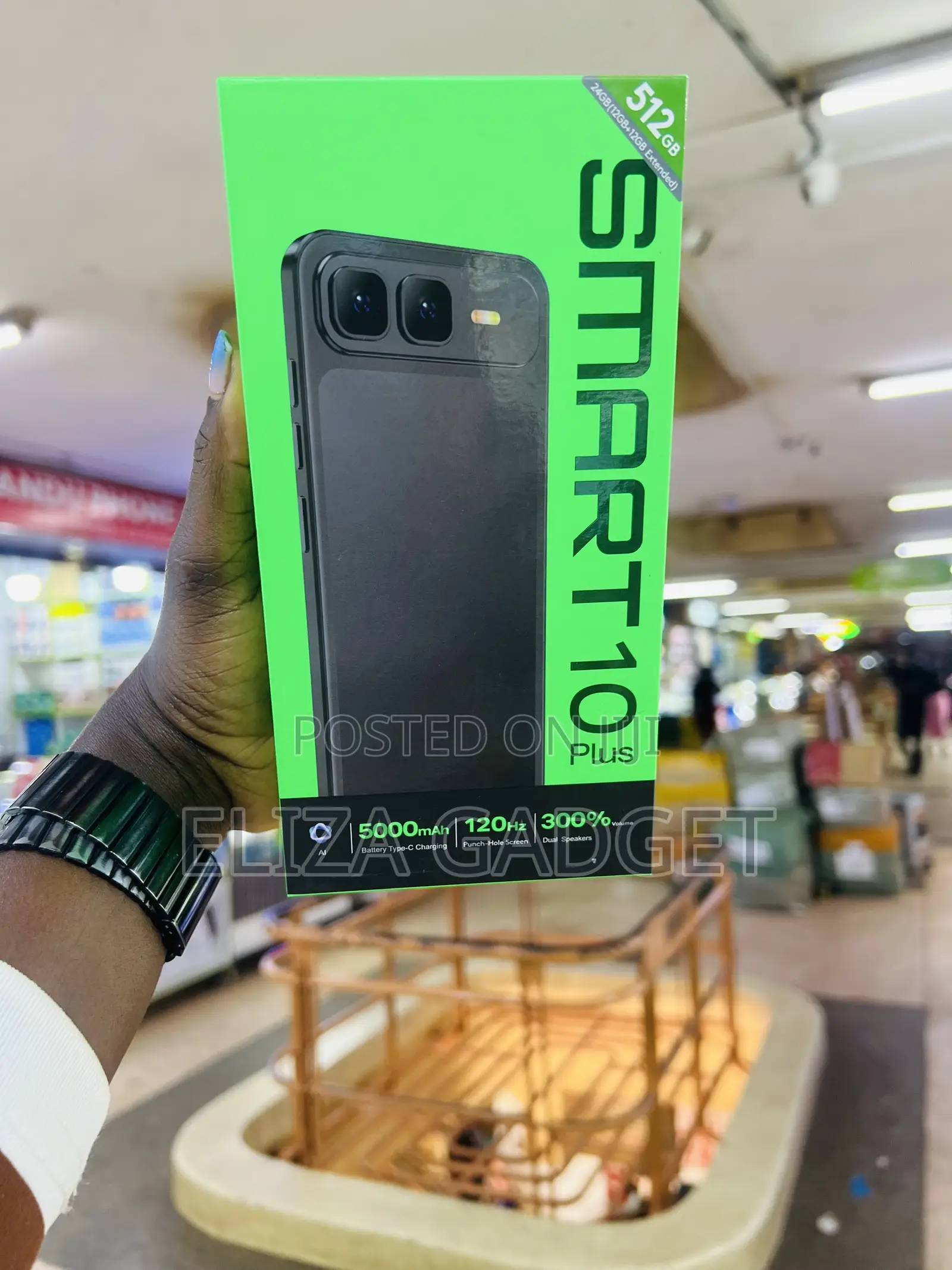New Infinix Smart 10 Plus 128 GB Black
