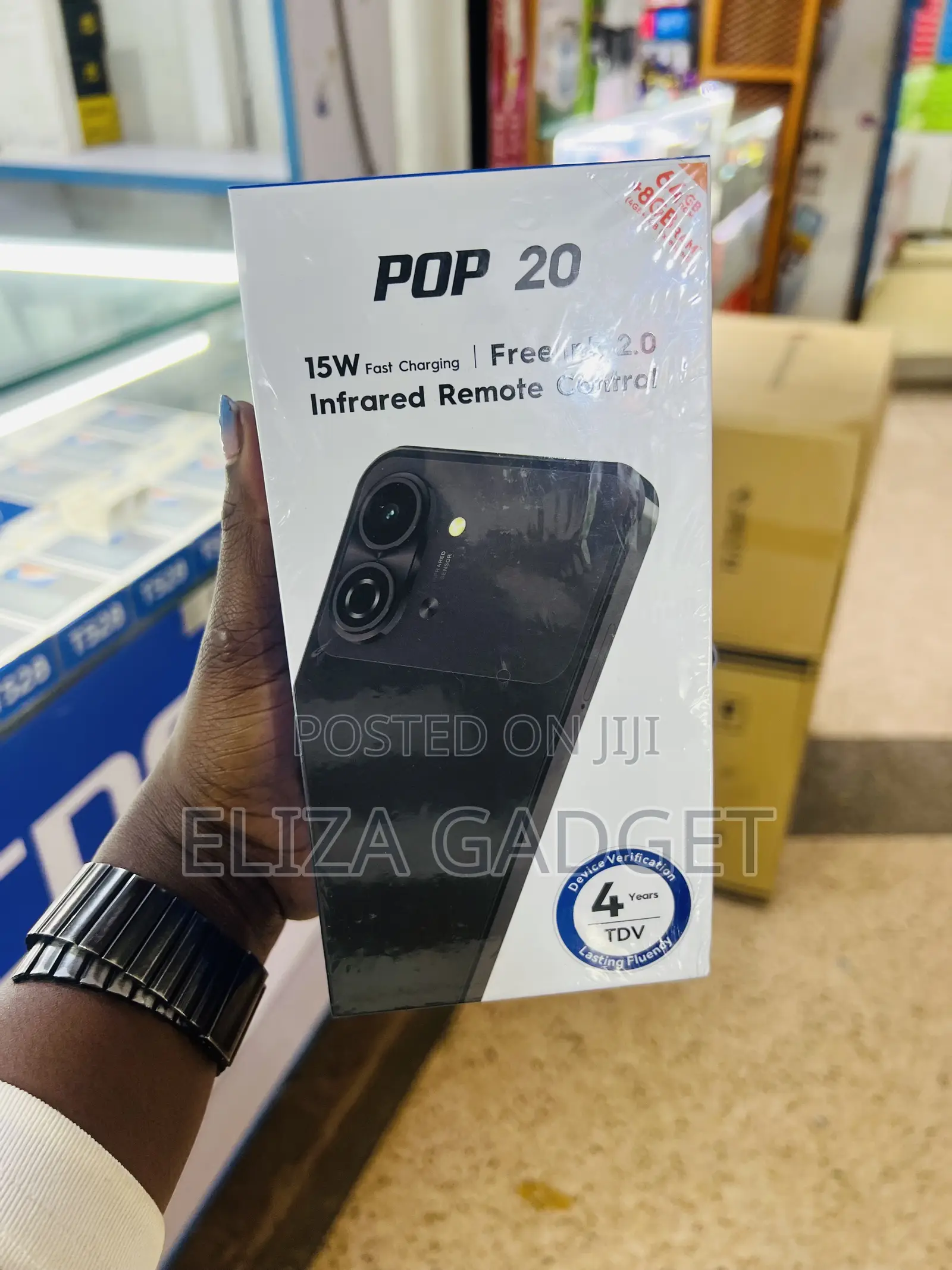 New Tecno Pop 20 128 GB Black