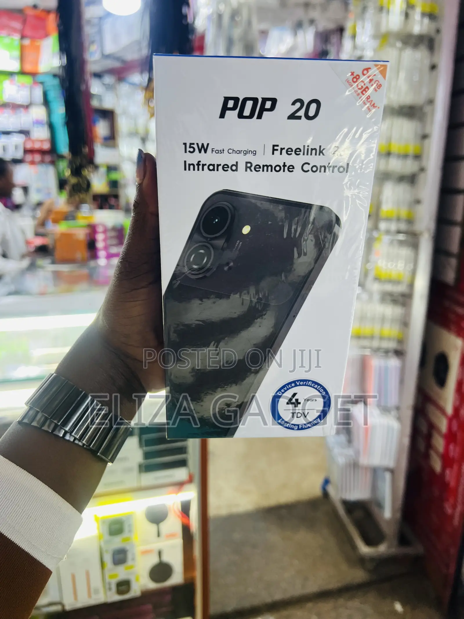 New Tecno Pop 20 128 GB Black