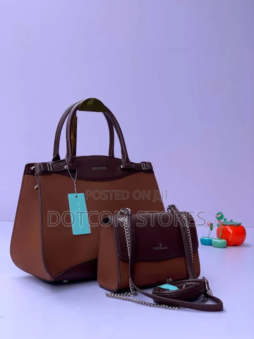 Chrisbella 2-in-1 Designer Luxury Handbag Set