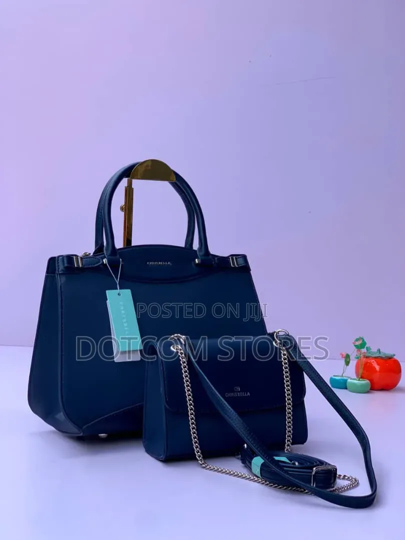 Chrisbella 2-in-1 Designer Luxury Handbag Set