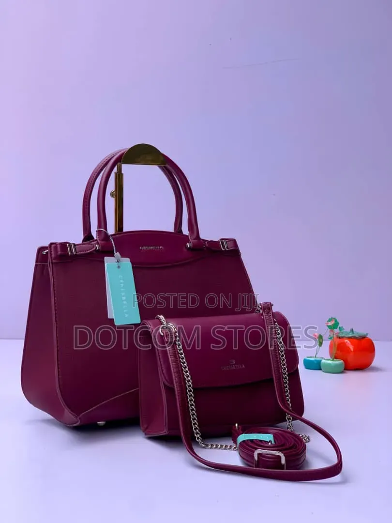 Chrisbella 2-in-1 Designer Luxury Handbag Set
