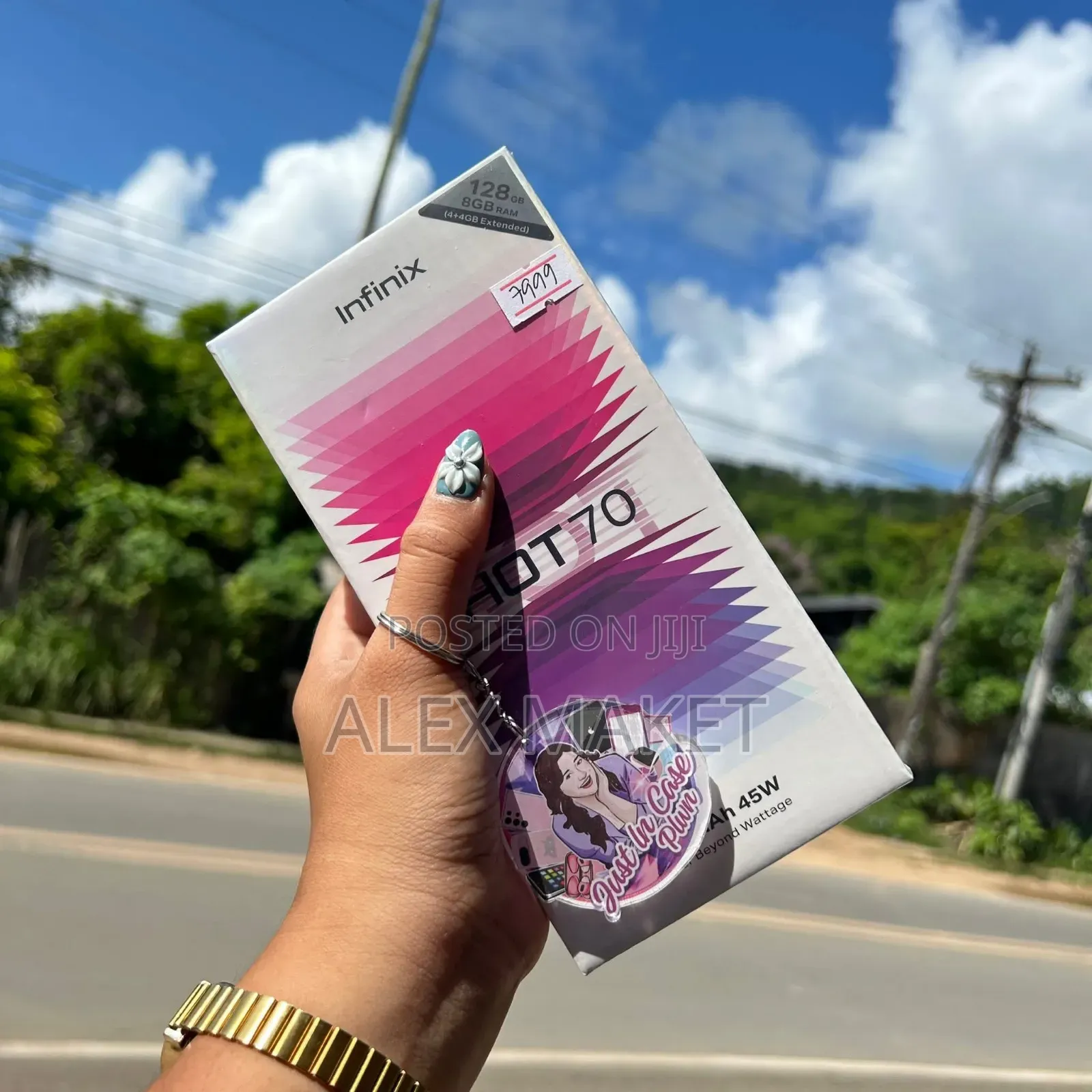 New Infinix Hot 70 128 GB Black