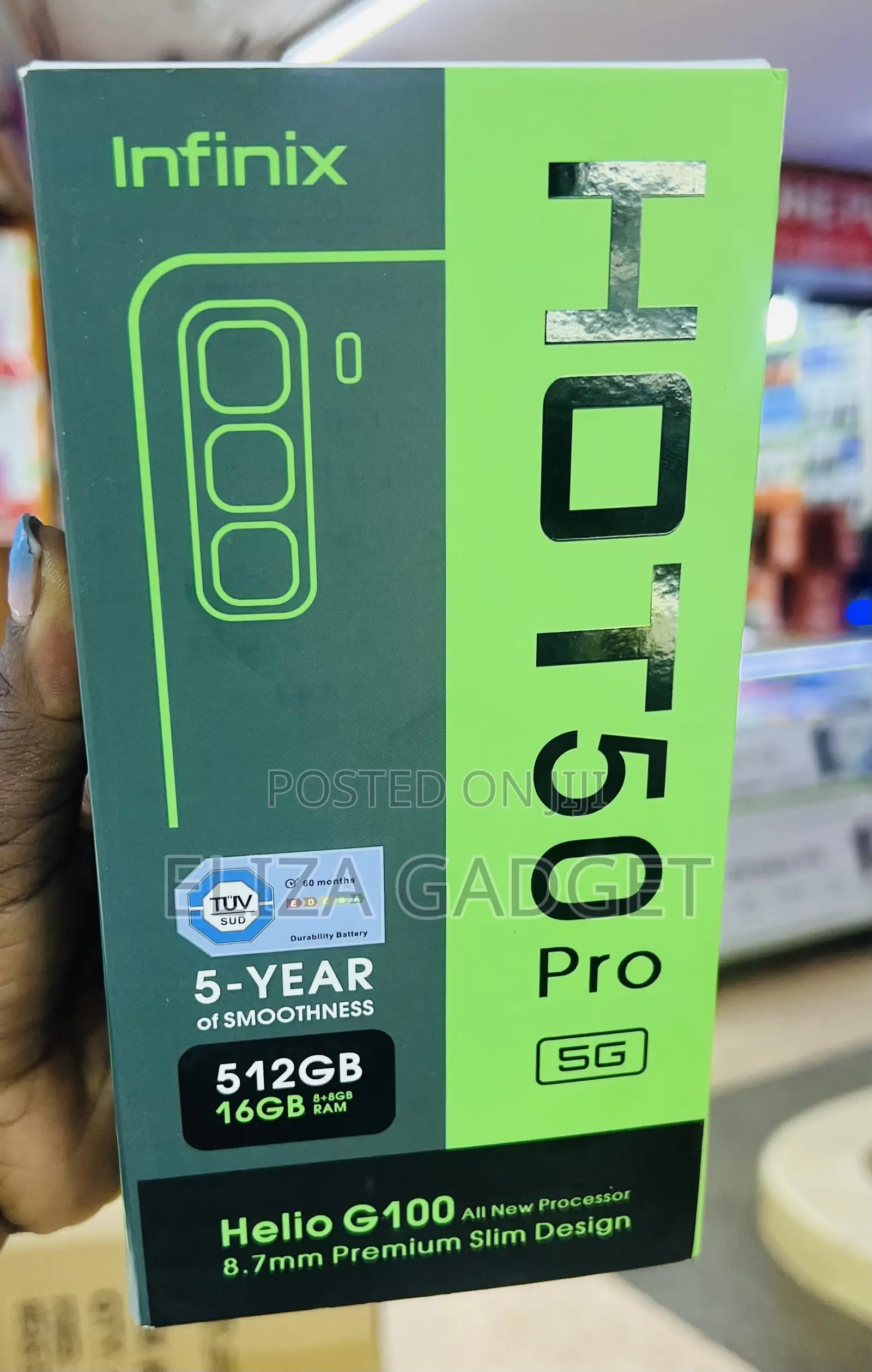 New Infinix Hot 50 Pro 4G 256 GB Black