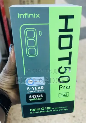 New Infinix Hot 50 Pro 4G 256 GB Black