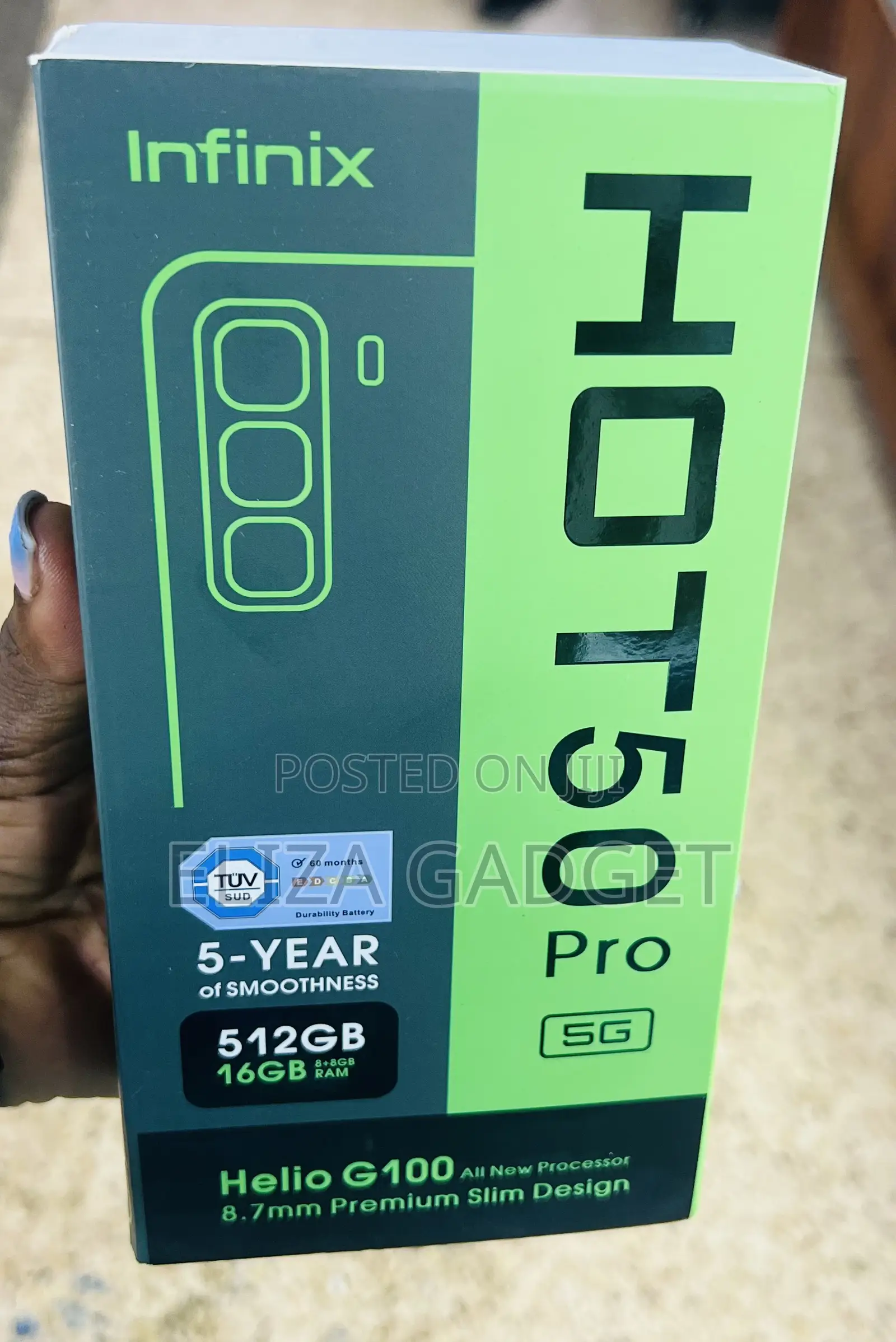 New Infinix Hot 50 Pro 4G 256 GB Black