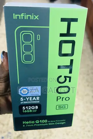 New Infinix Hot 50 Pro 4G 256 GB Black