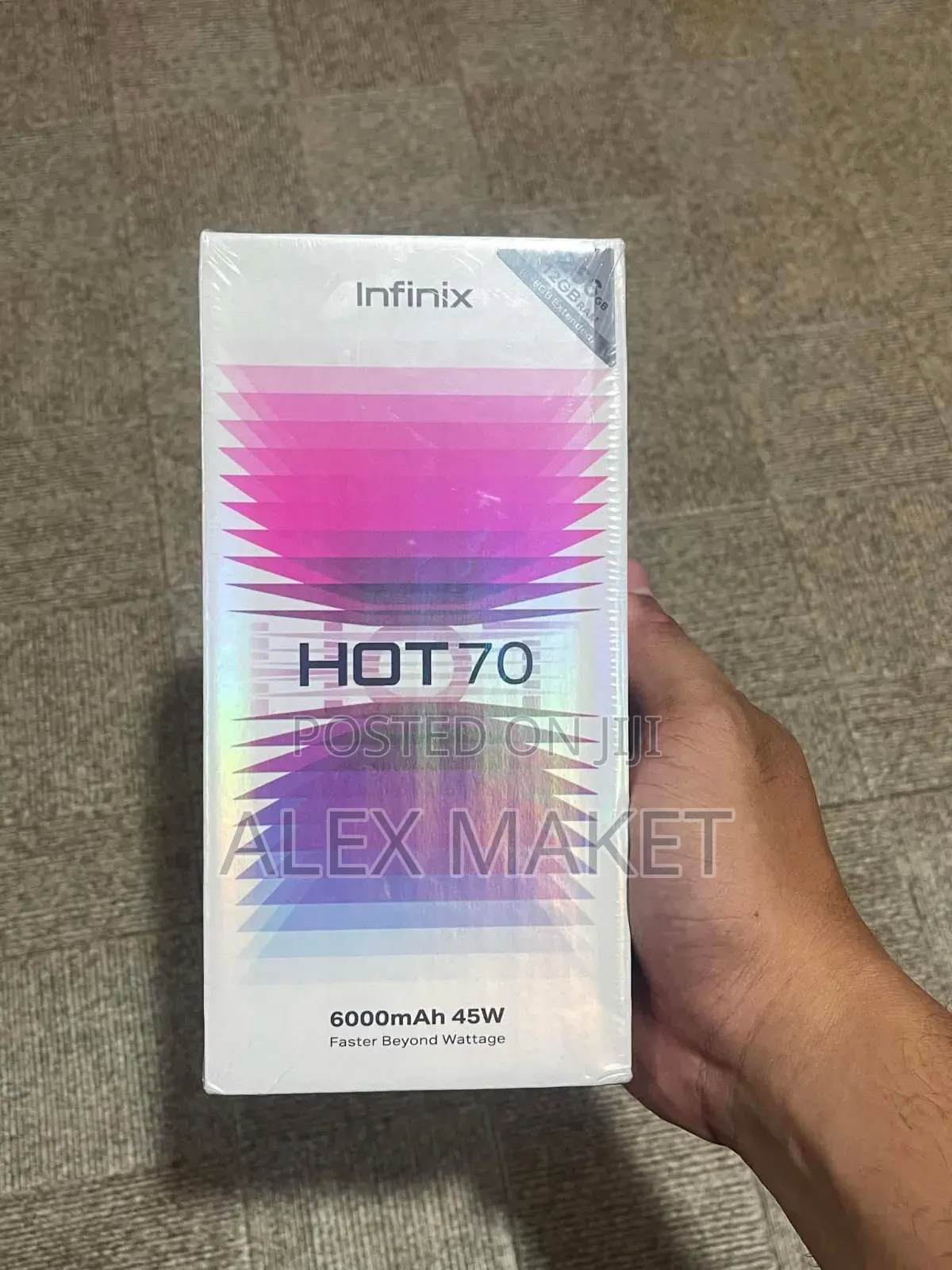 New Infinix Hot 70 256 GB Black
