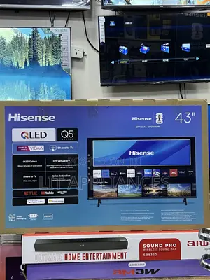 Hisense 43inch Smart TV QLED With a Clear Picture,3yrs Warranty.