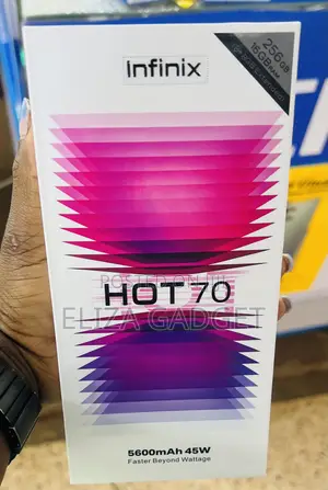 New Infinix Hot 70 256 GB Black