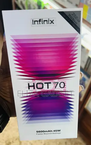 New Infinix Hot 70 256 GB Black