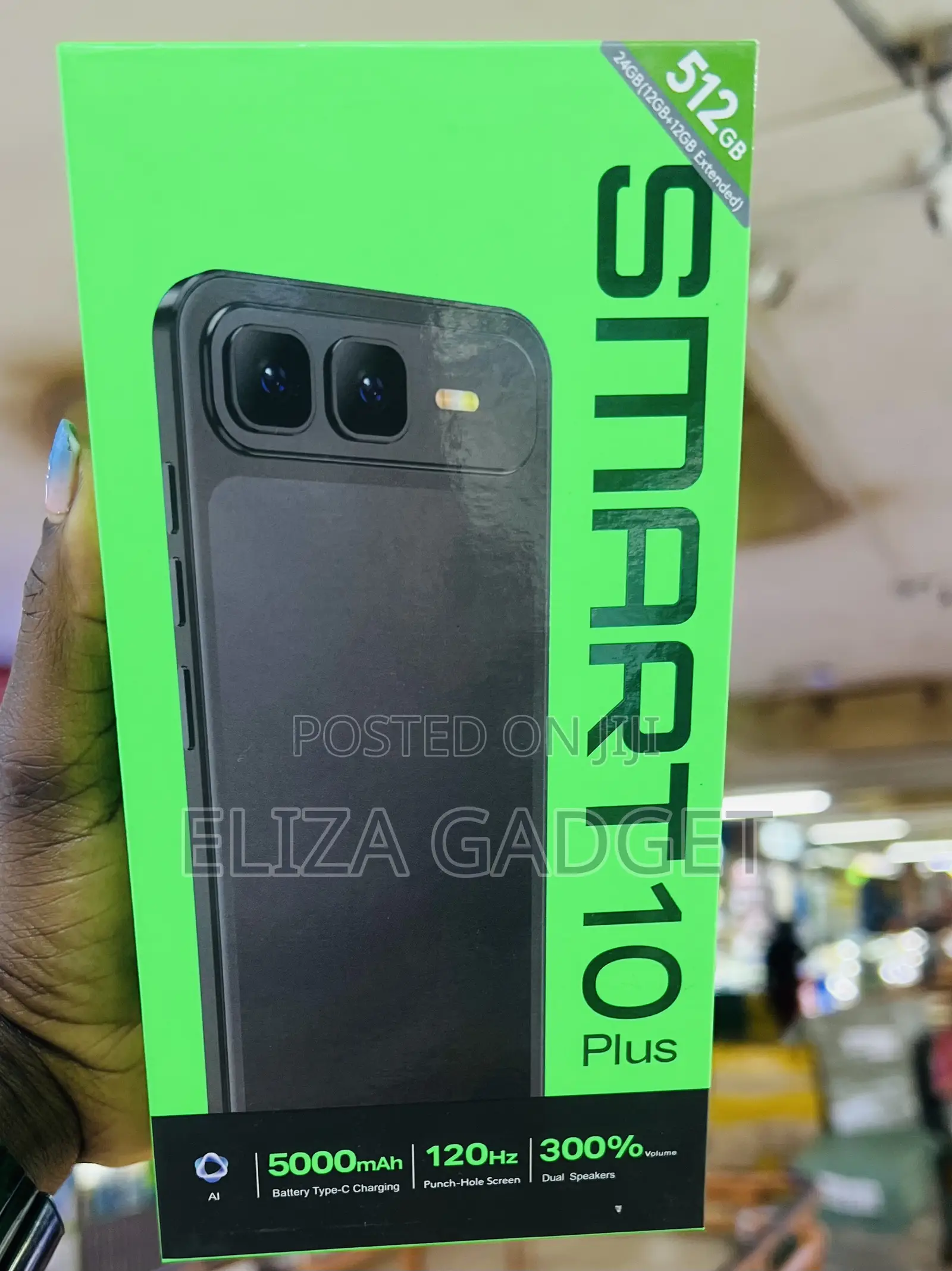New Infinix Smart 10 Plus 128 GB Black
