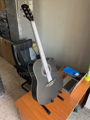 Pure Black Color,Brandnew Acoustic Guitar