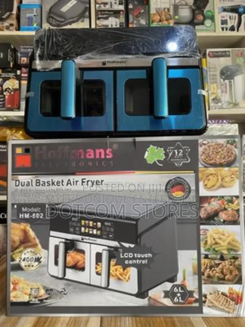 Hoffmans HM-802 Dual Basket Air Fryer