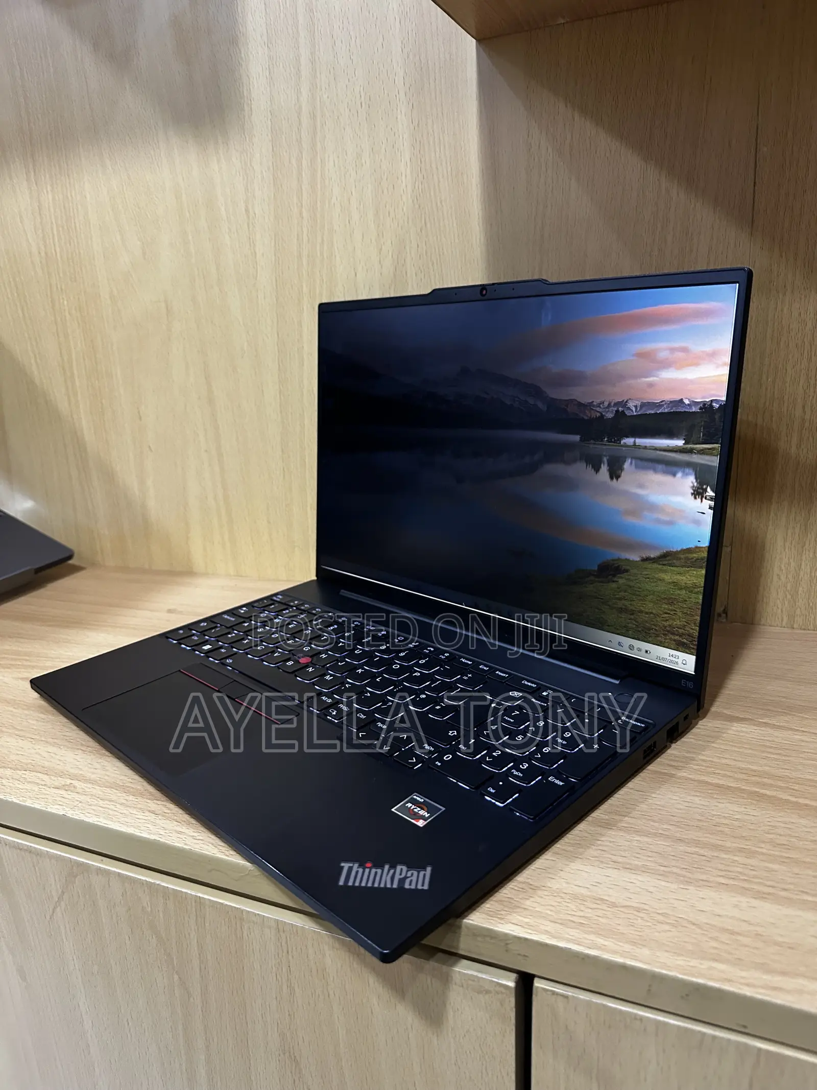 New Laptop Lenovo ThinkPad E16 G1 16GB AMD Ryzen 5 SSD 512GB