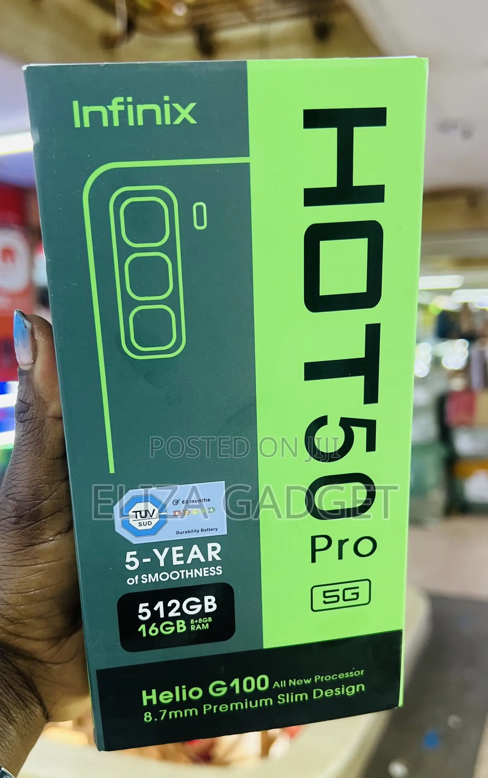 New Infinix Hot 50 Pro 4G 256 GB Blue