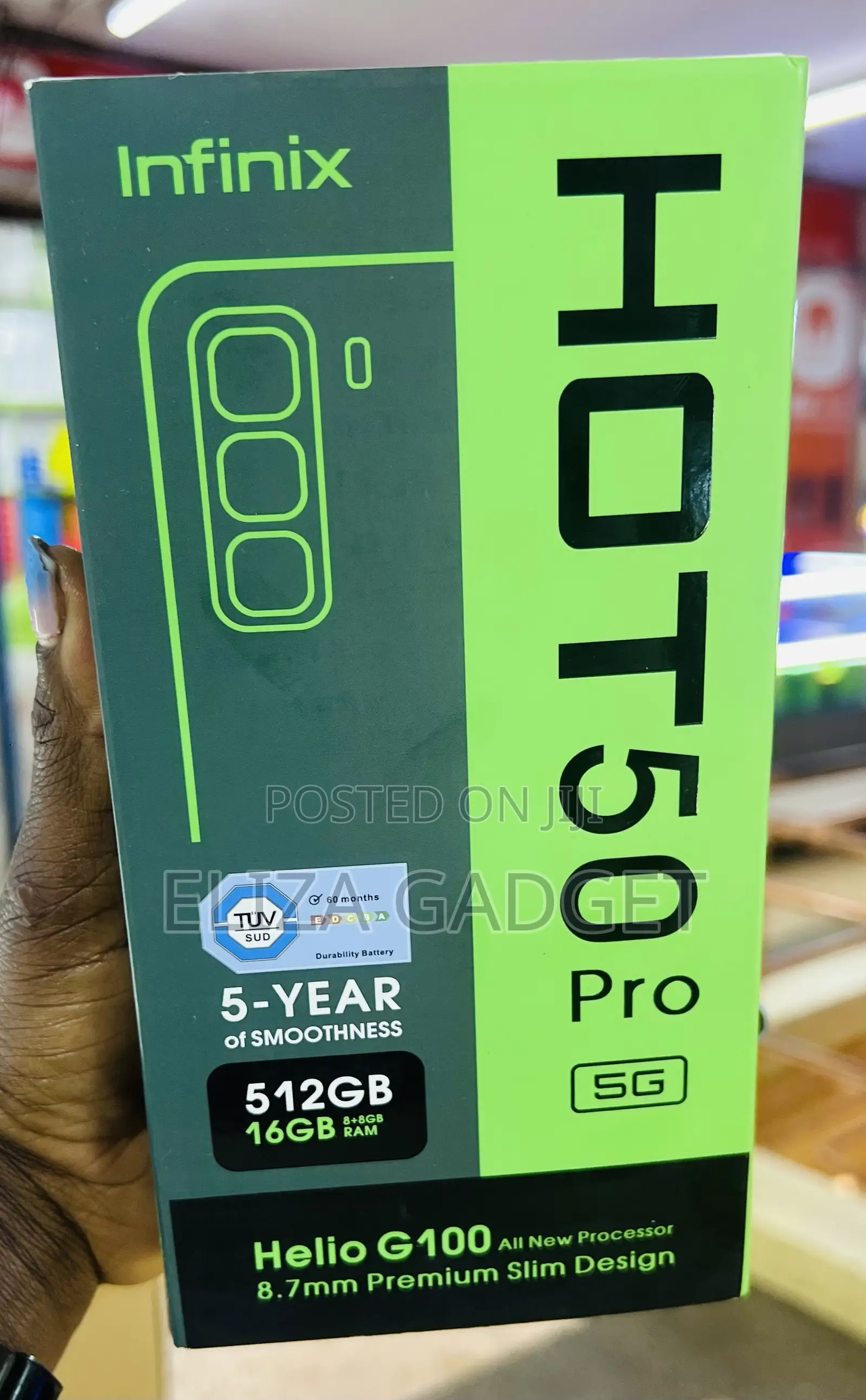 New Infinix Hot 50 Pro 4G 256 GB Blue