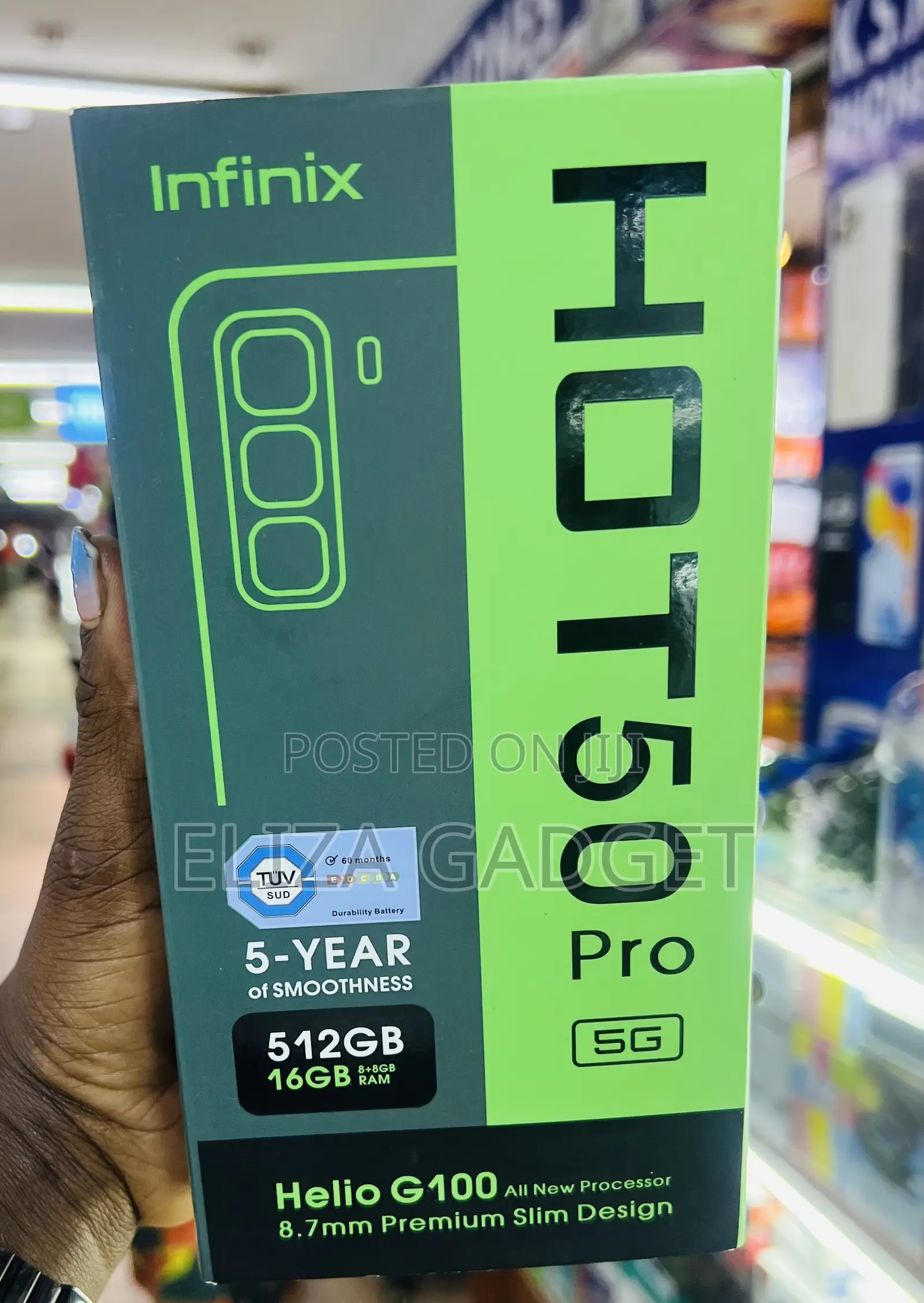 New Infinix Hot 50 Pro 4G 256 GB Blue