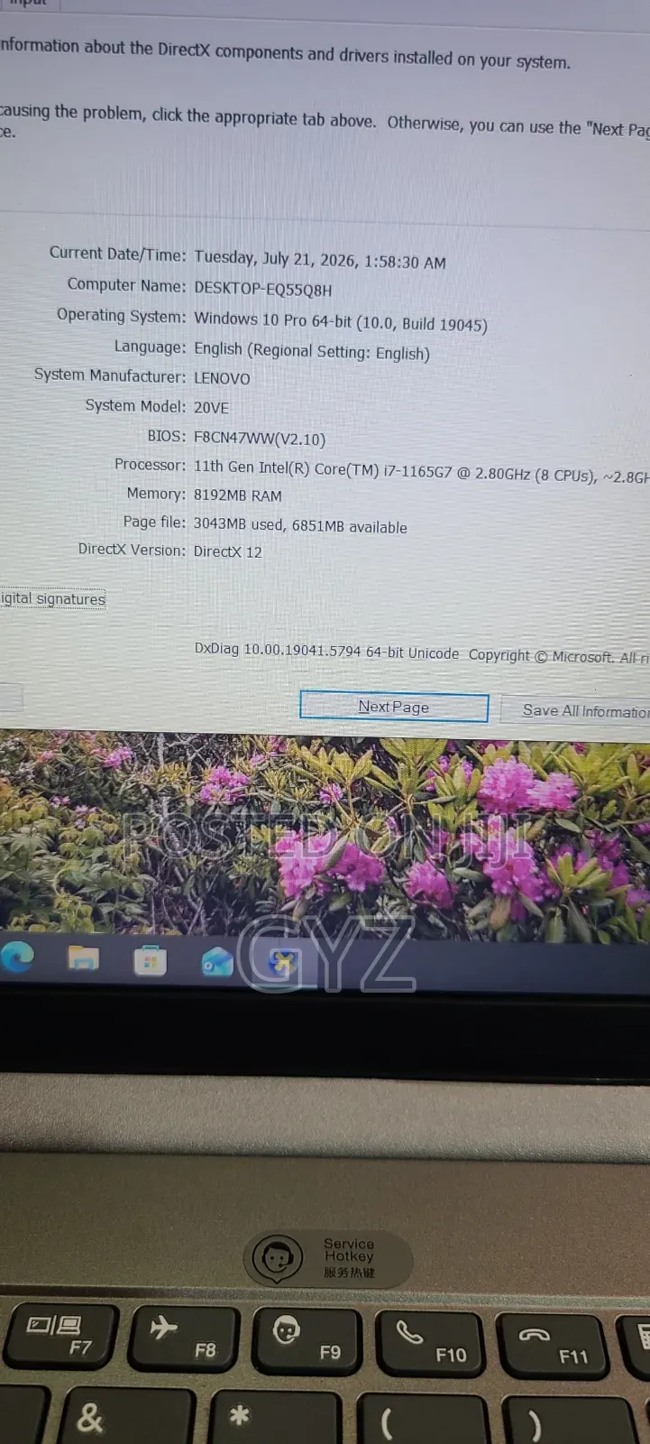 Laptop Lenovo ThinkBook 15 8GB Intel Core i7 SSD 256GB