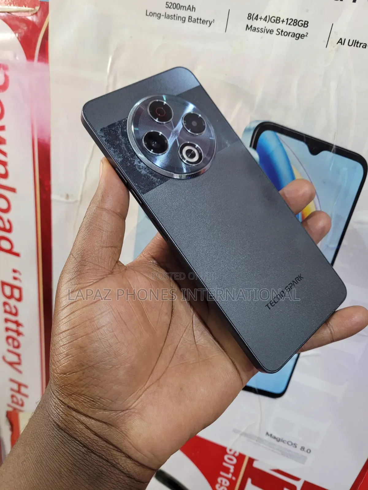 Tecno Spark 30 128 GB Black