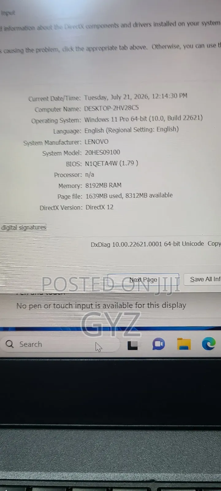 Laptop Lenovo ThinkPad T470 8GB Intel Core i7 SSD 512GB