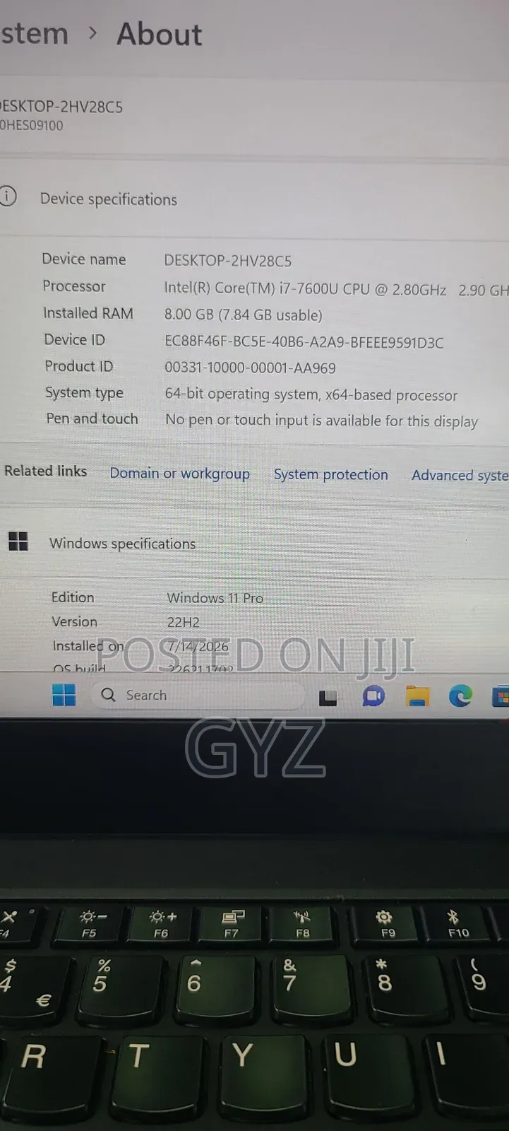 Laptop Lenovo ThinkPad T470 8GB Intel Core i7 SSD 512GB