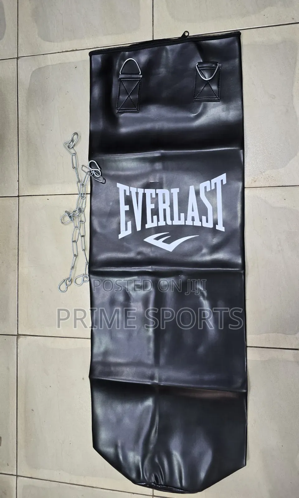 Punching Bag Leather Black