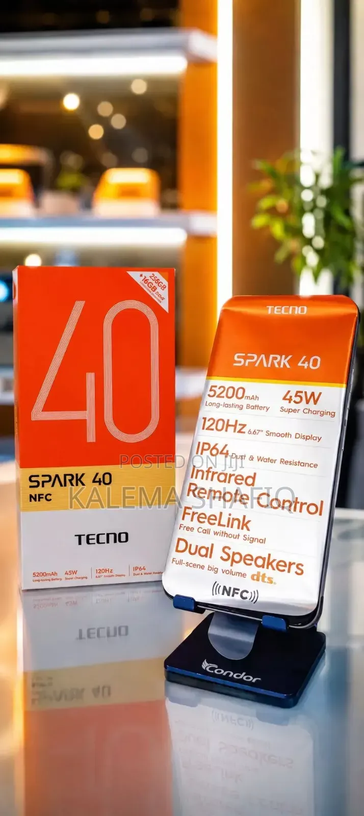 New Tecno Spark 40 128 GB Gray