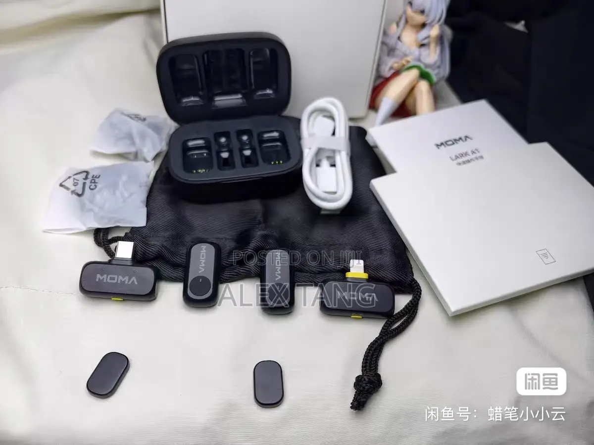 Almost New MOMA LARK A1 2TX Wireless Mic | Android iPhone Compatible