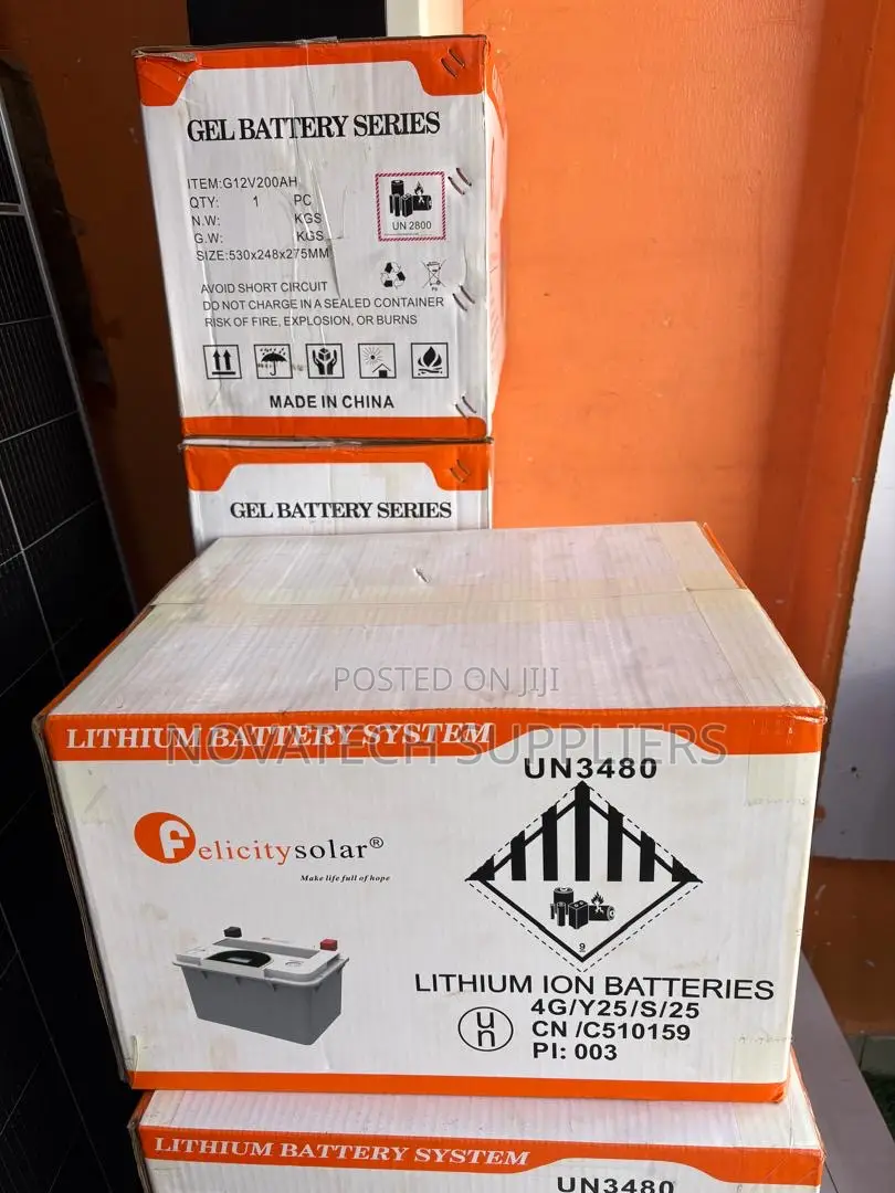 9. 56kWh Felicity Deep Cycle Lithium Battery 6000 Cycles