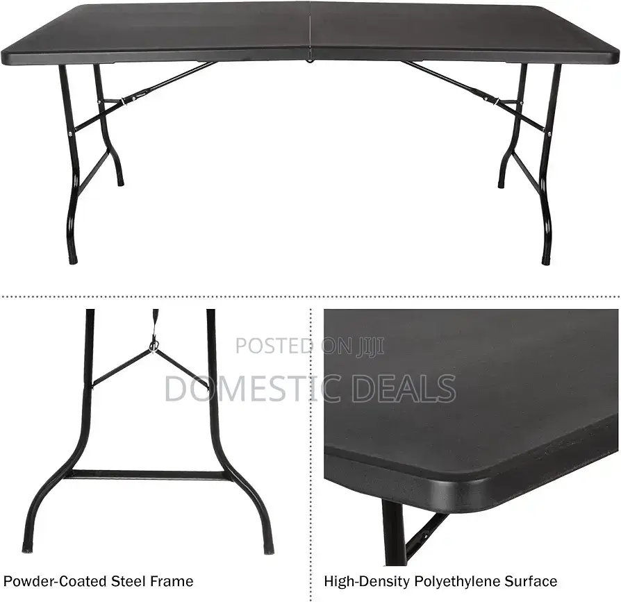 Outdoor Black Foldable Table