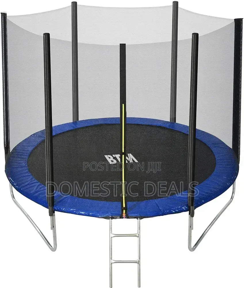 Trampoline With Safety Enclosure