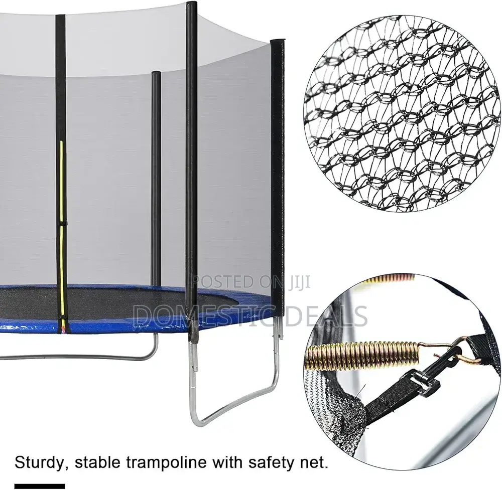 Trampoline With Safety Enclosure