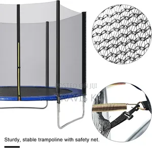 Trampoline With Safety Enclosure