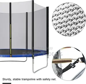 Trampoline With Safety Enclosure