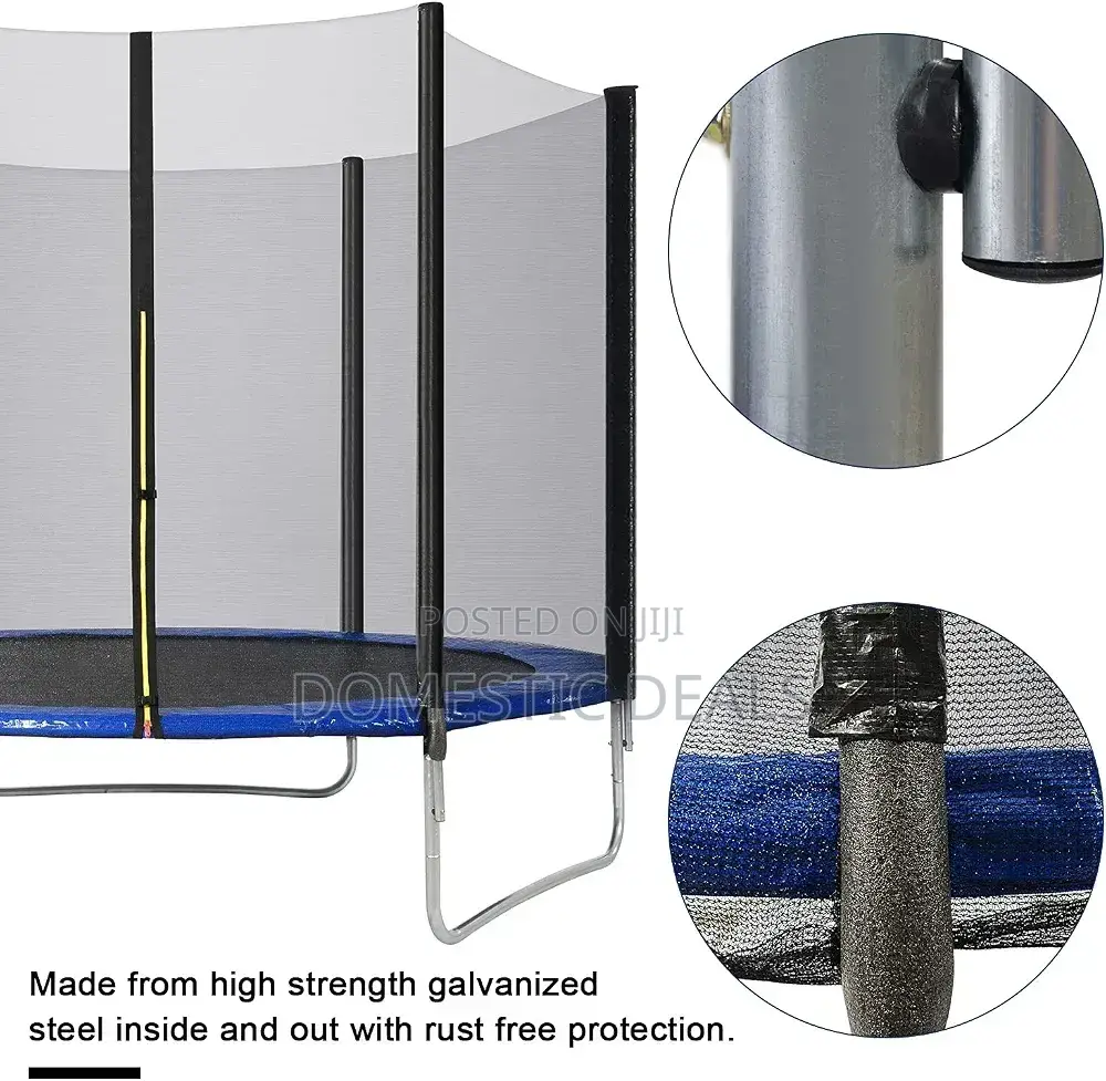 Trampoline With Safety Enclosure
