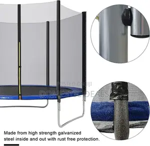 Trampoline With Safety Enclosure