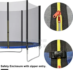 Trampoline With Safety Enclosure