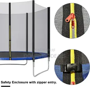 Trampoline With Safety Enclosure