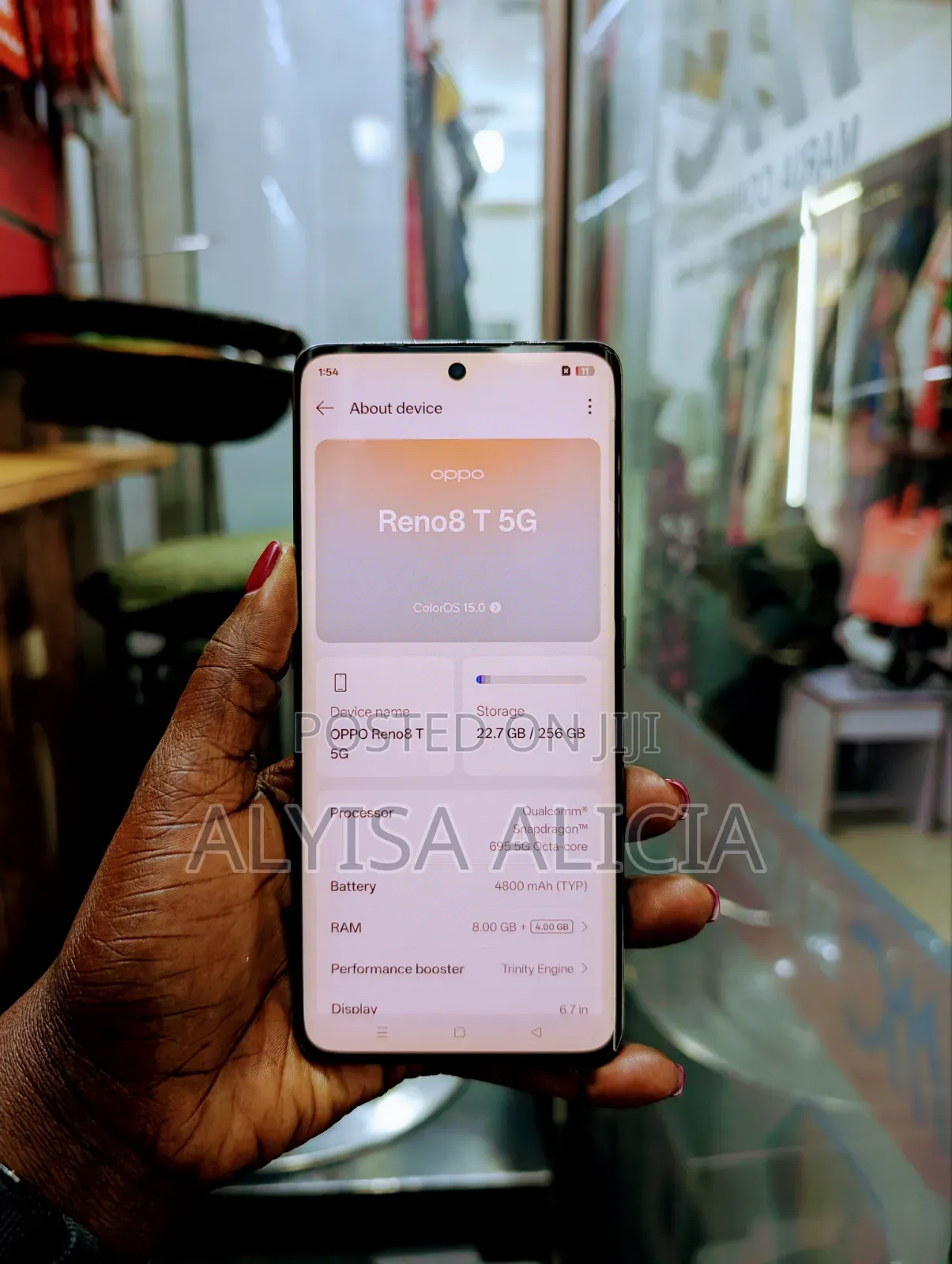 Oppo Reno8 T 5G 256 GB Blue
