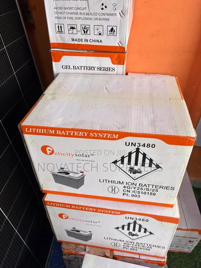 12V 1.28kWh Felicity Lithium Solar Battery With Smart BMS