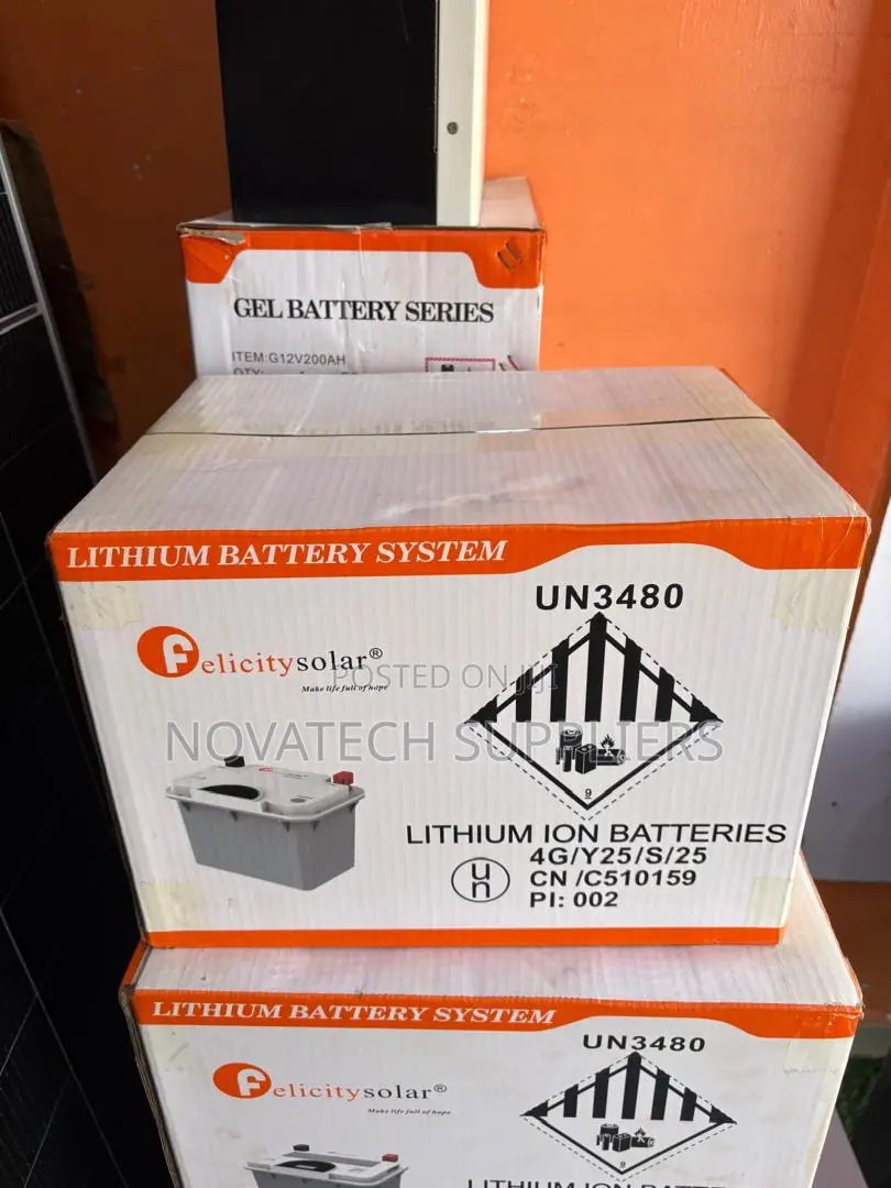 12V 1.28kWh Felicity Lithium Solar Battery With Smart BMS