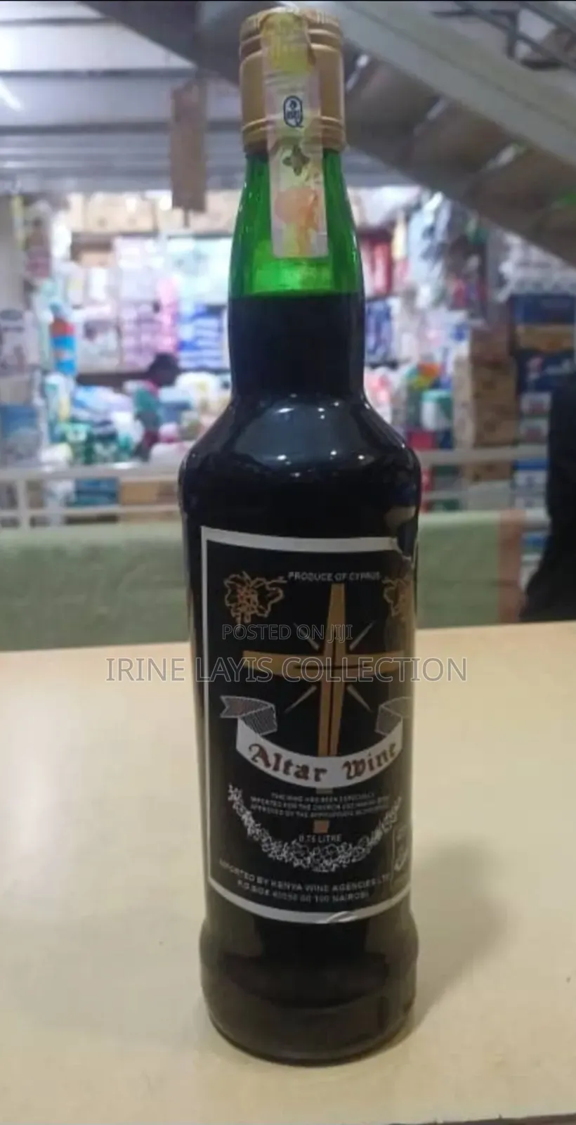 750ml Bottle of Altar Wine.