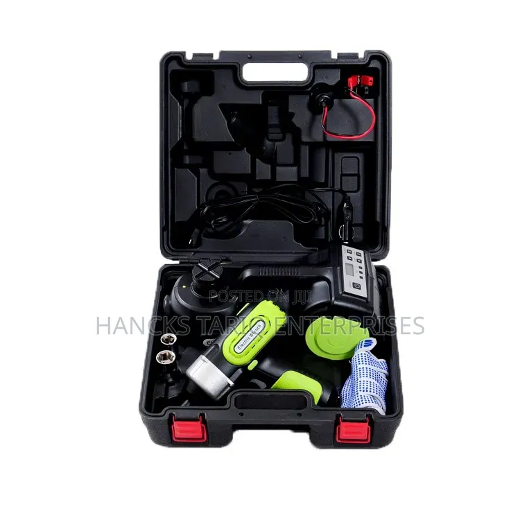 Electric Car Jack and Wrench Emergency Kit