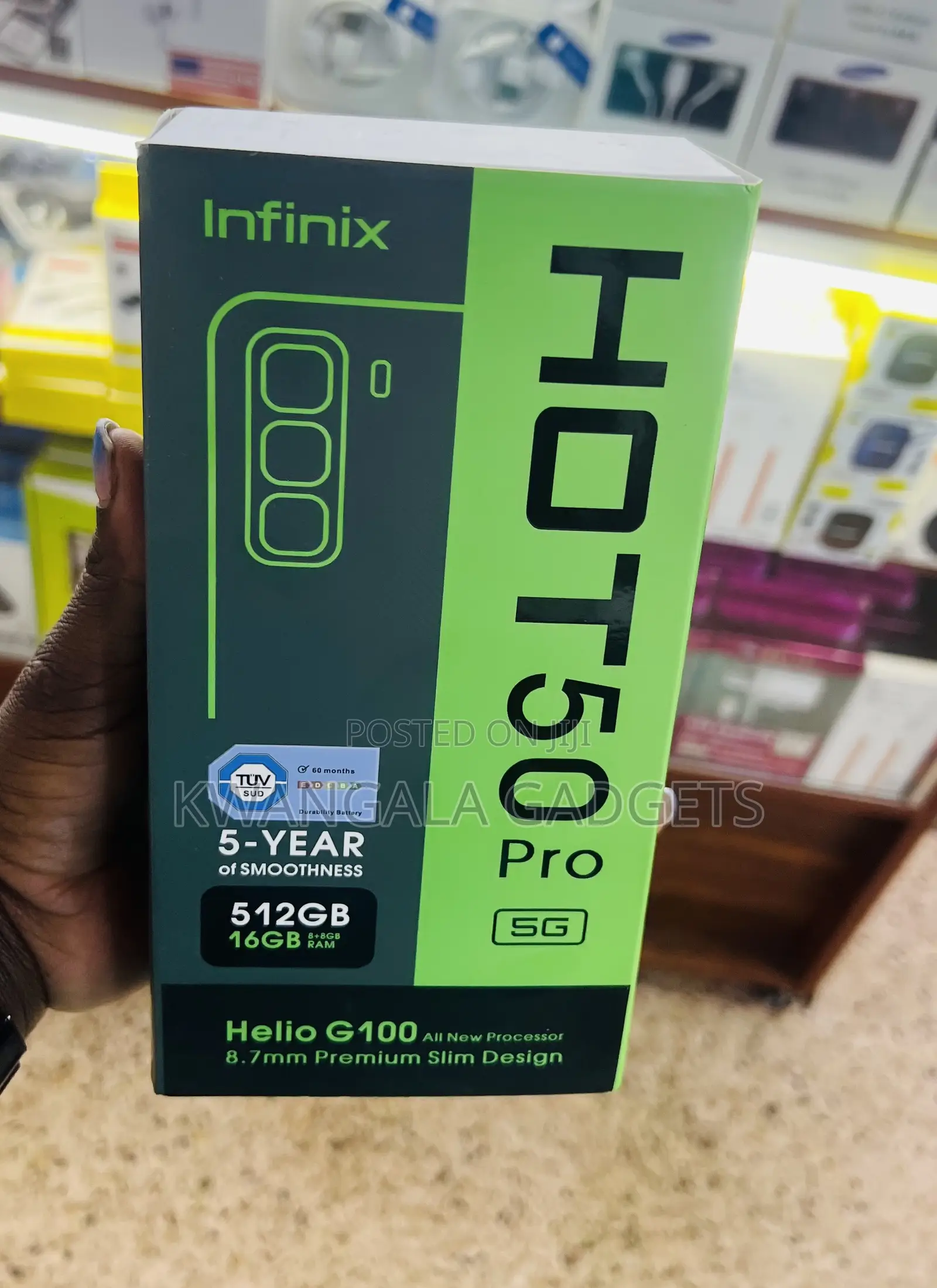 New Infinix Hot 50 Pro 4G 256 GB Black
