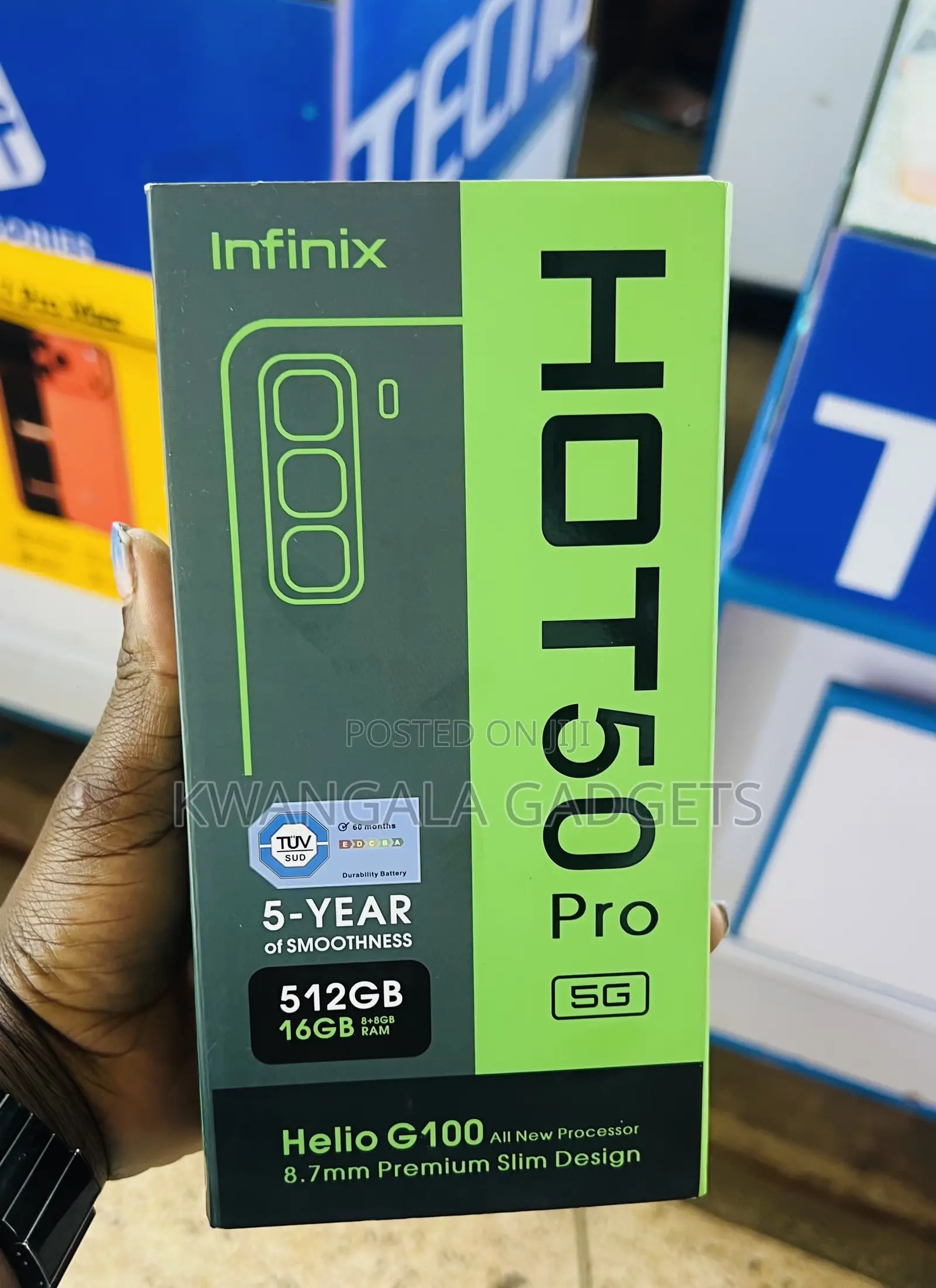 New Infinix Hot 50 Pro 4G 256 GB Black