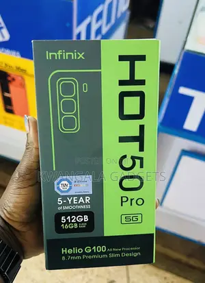 New Infinix Hot 50 Pro 4G 256 GB Black